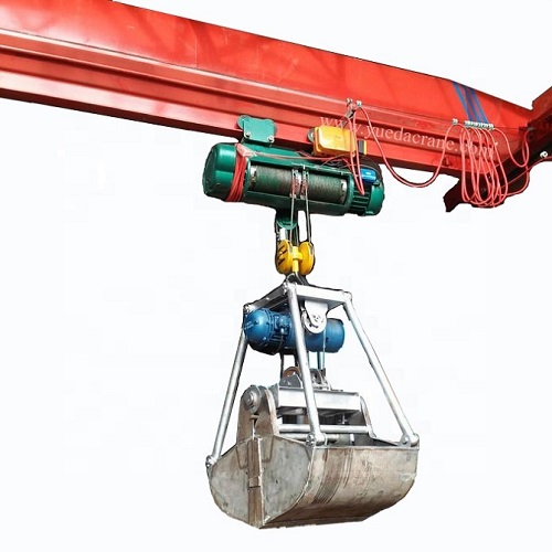 LZ model single girder grab bucket bridge crane